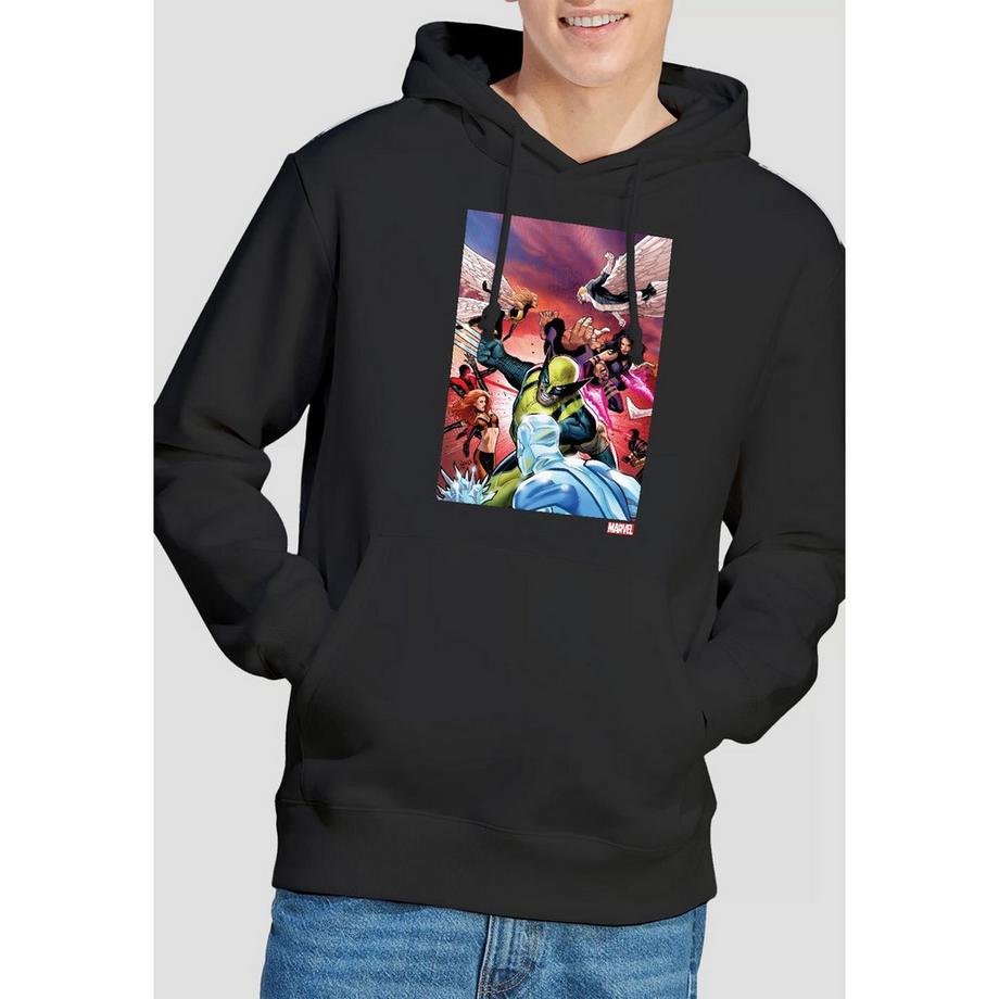 MARVEL X-Men Team Defend Felpa con Cappuccio  