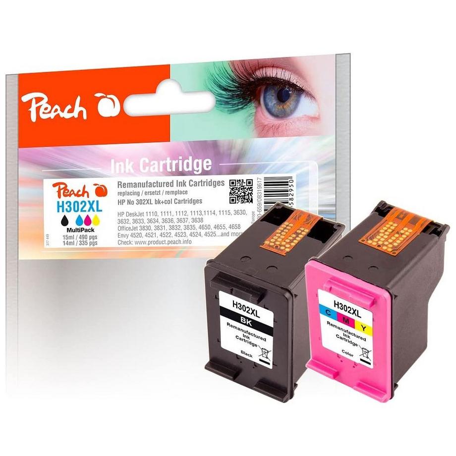 Peach  302XL (M, C, Y, BK, Druckkopf) 