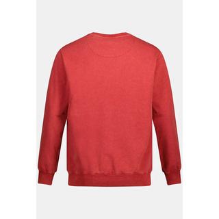 JP1880  Sweater, Vintage Look, Brust-Stickerei, Rundhals 