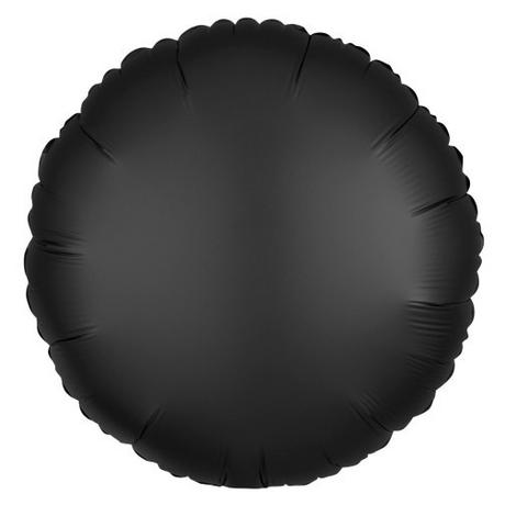 Unique  Ballon Mylar Rond Noir 
