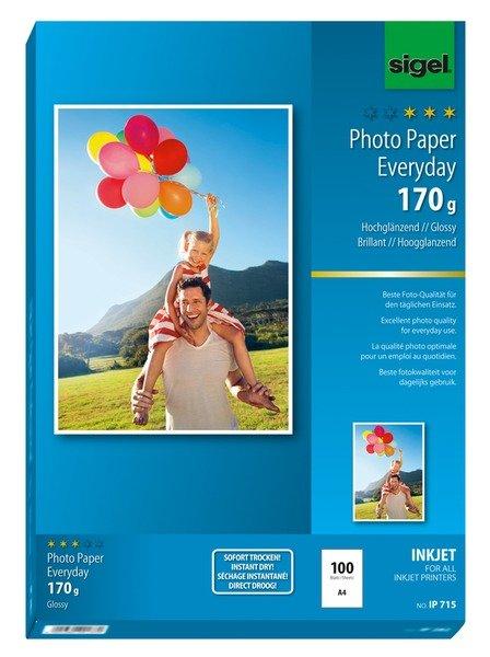 Sigel SIGEL InkJet Photo Paper Everyday A4 IP715 170g glossy 100 Blatt  