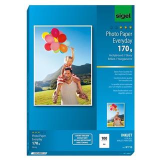 Sigel SIGEL InkJet Photo Paper Everyday A4 IP715 170g glossy 100 Blatt  