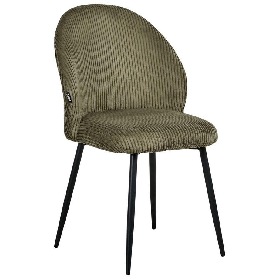 Beliani Set di 2 sedie da pranzo en Velluto a coste Moderno ELOY  