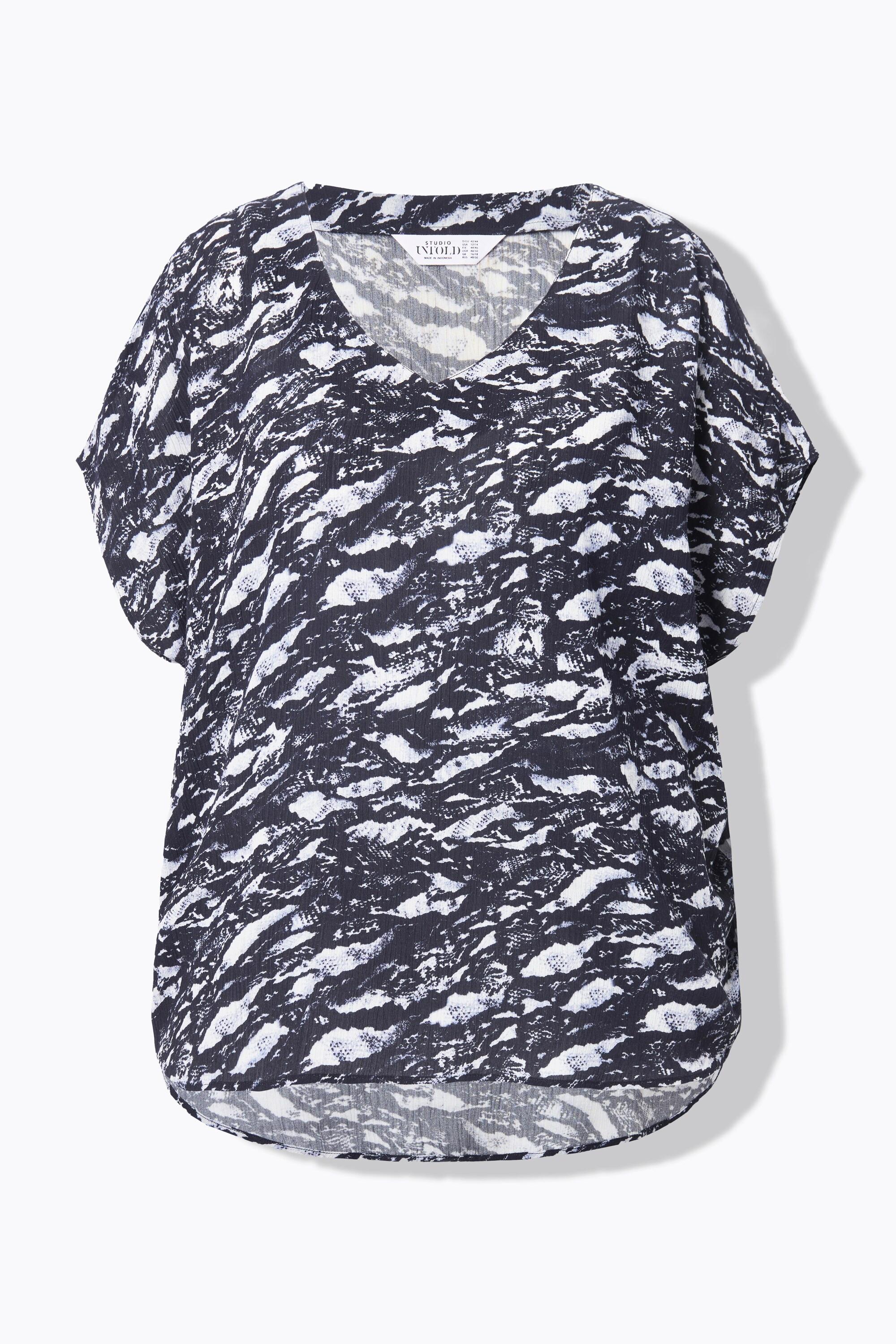 Studio Untold Oversized Blusenshirt Alloverprint  