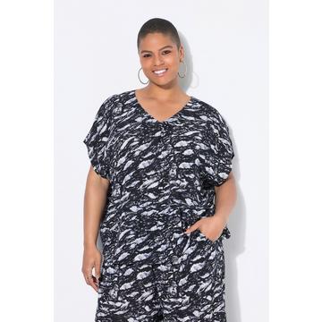 Blouse oversize. Imprimé all-over