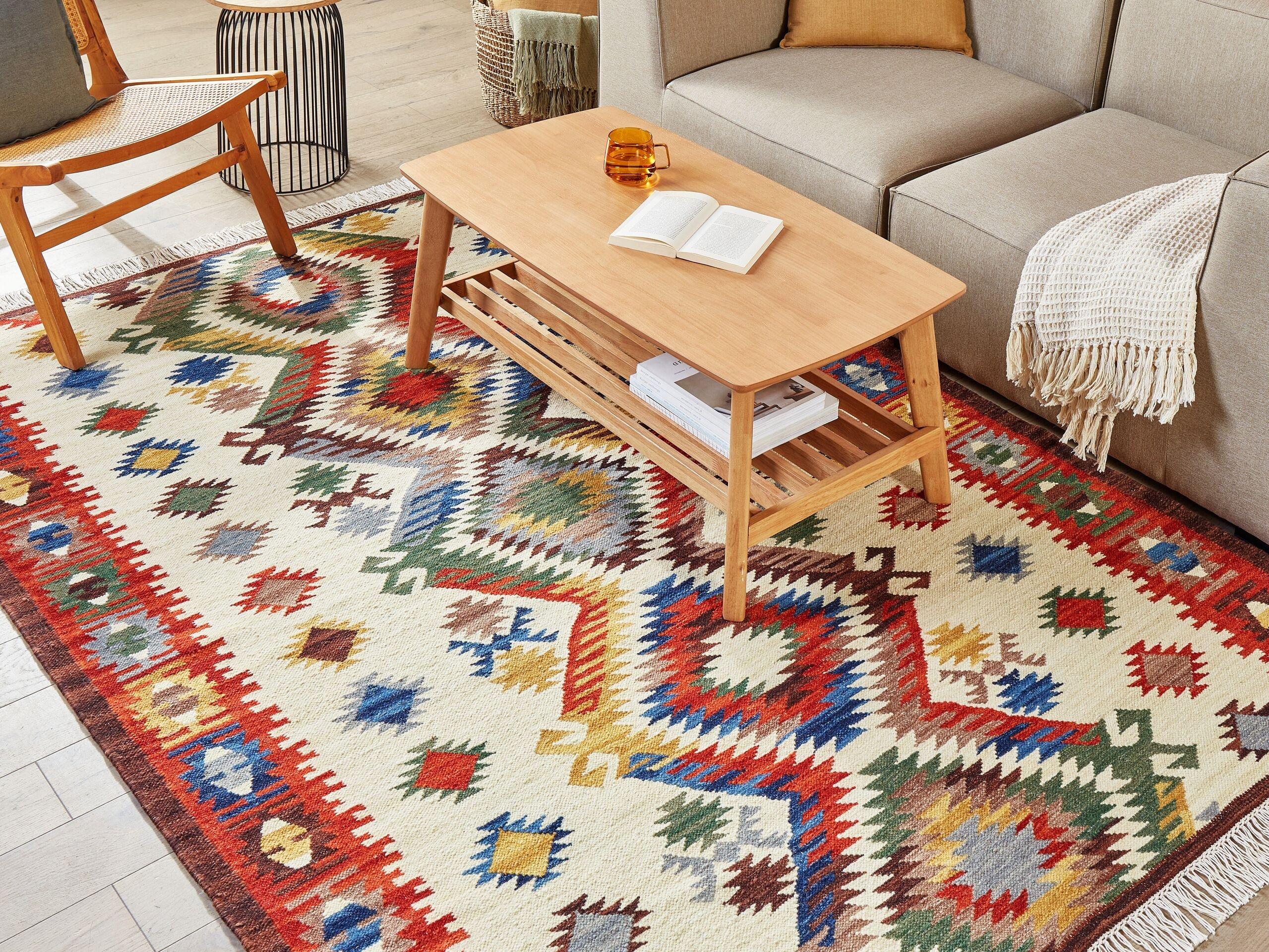 Beliani Tapis en Laine Boho AREVIK  