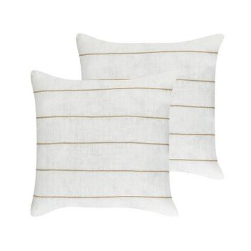 Lot de 2 coussins en Lin Traditionnel MILAS