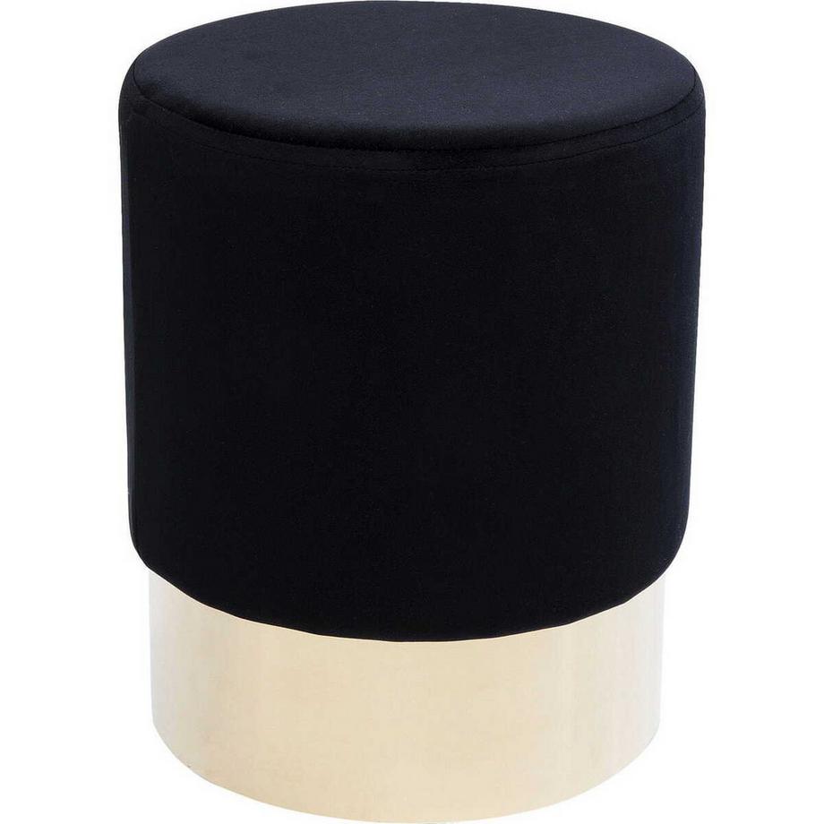 mutoni Tabouret Cherry Noir Brass Ø35cm  