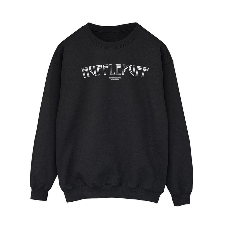 Harry Potter Hufflepuff Grafikdruck Sweatshirt  