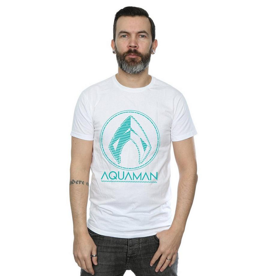 DC COMICS T-Shirt Logo Aquaman  