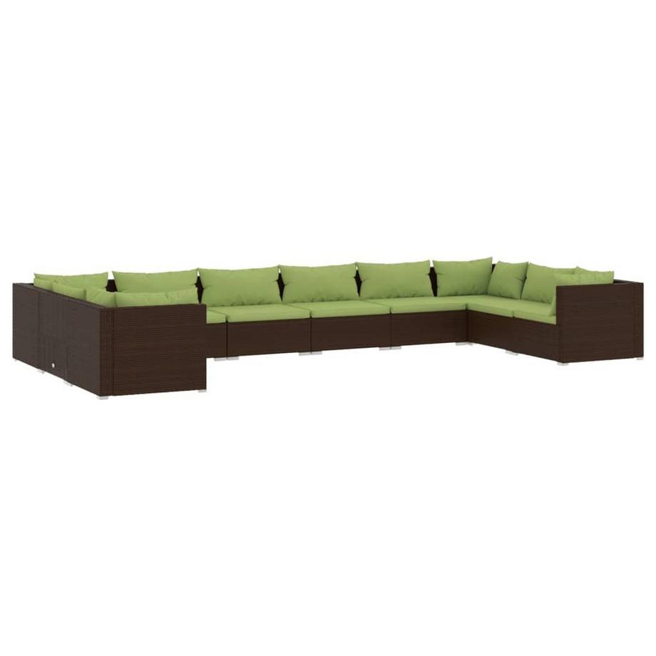 Garten-lounge-set poly-rattan