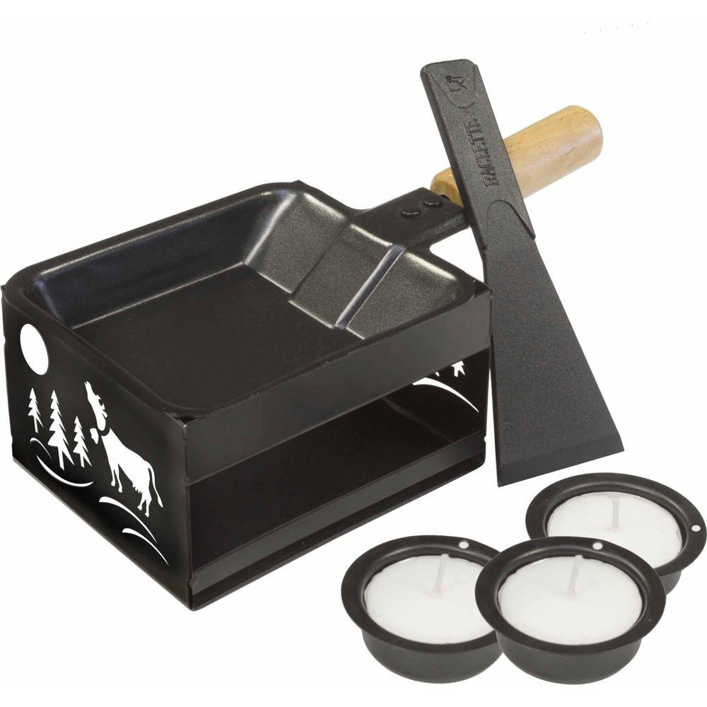 Heidi Cheese Line Heidi Cheese Line TÊTE-À-TÊTE dispositivo di fusione per raclette Nero  