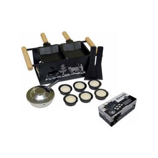 Heidi Cheese Line Heidi Cheese Line TÊTE-À-TÊTE dispositivo di fusione per raclette Nero  