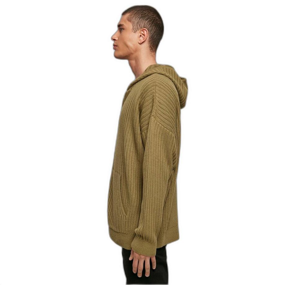 URBAN CLASSICS Gestrickter Full Zip Hoodie  