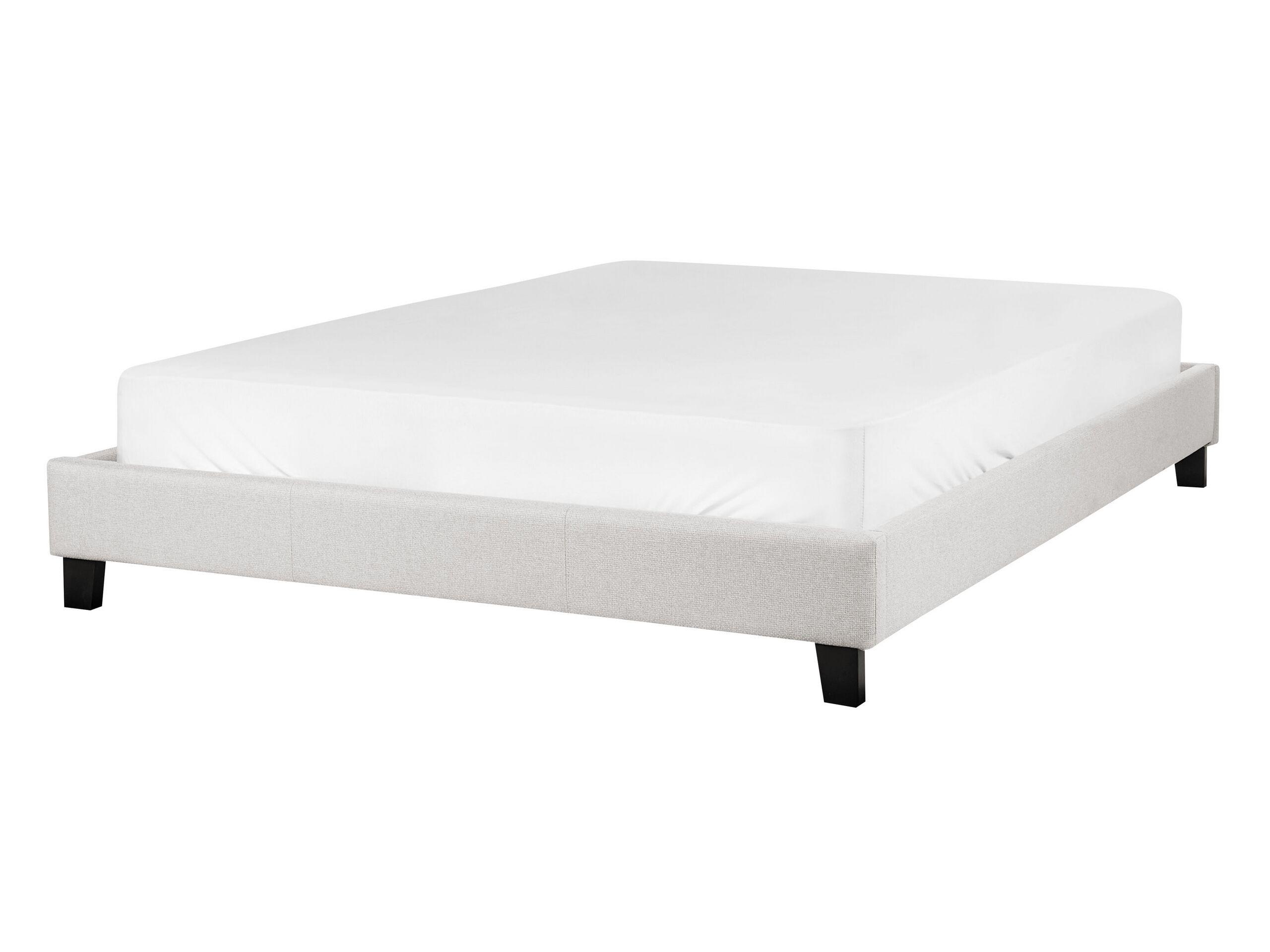 Beliani Bett mit Lattenrost aus Polyester Modern ROANNE  