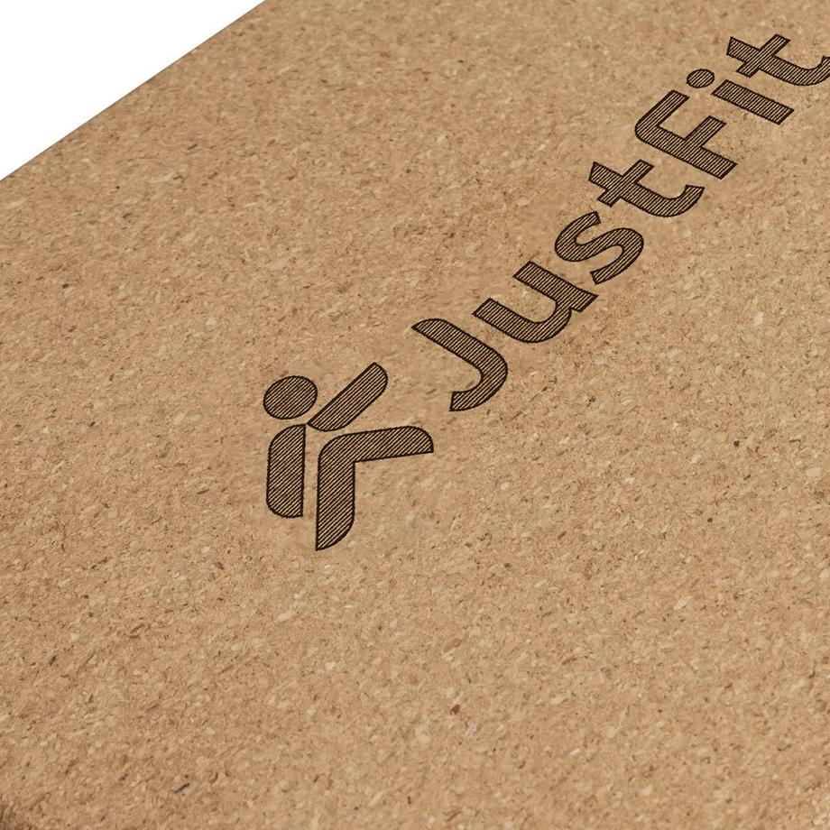 JustFit  Yoga-Baustein "Yoga Block" aus rutschfestem Kork JustFit 