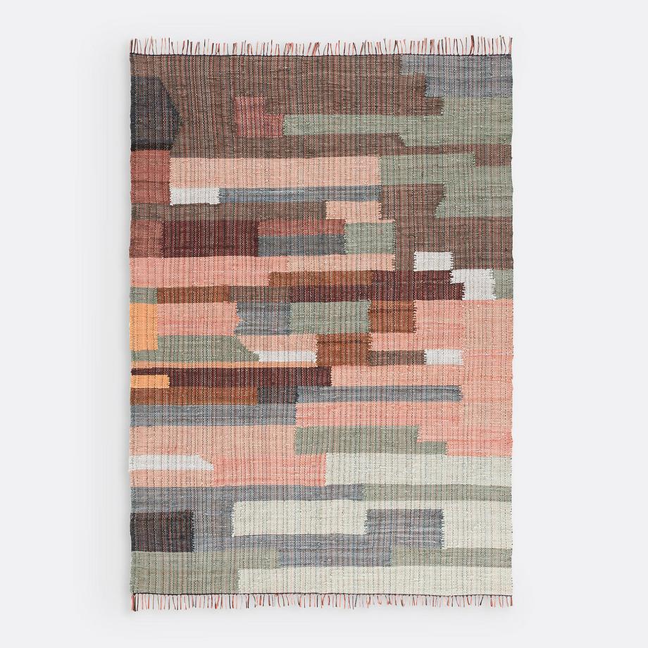 La Redoute Intérieurs Tapis tissé plat en coton  