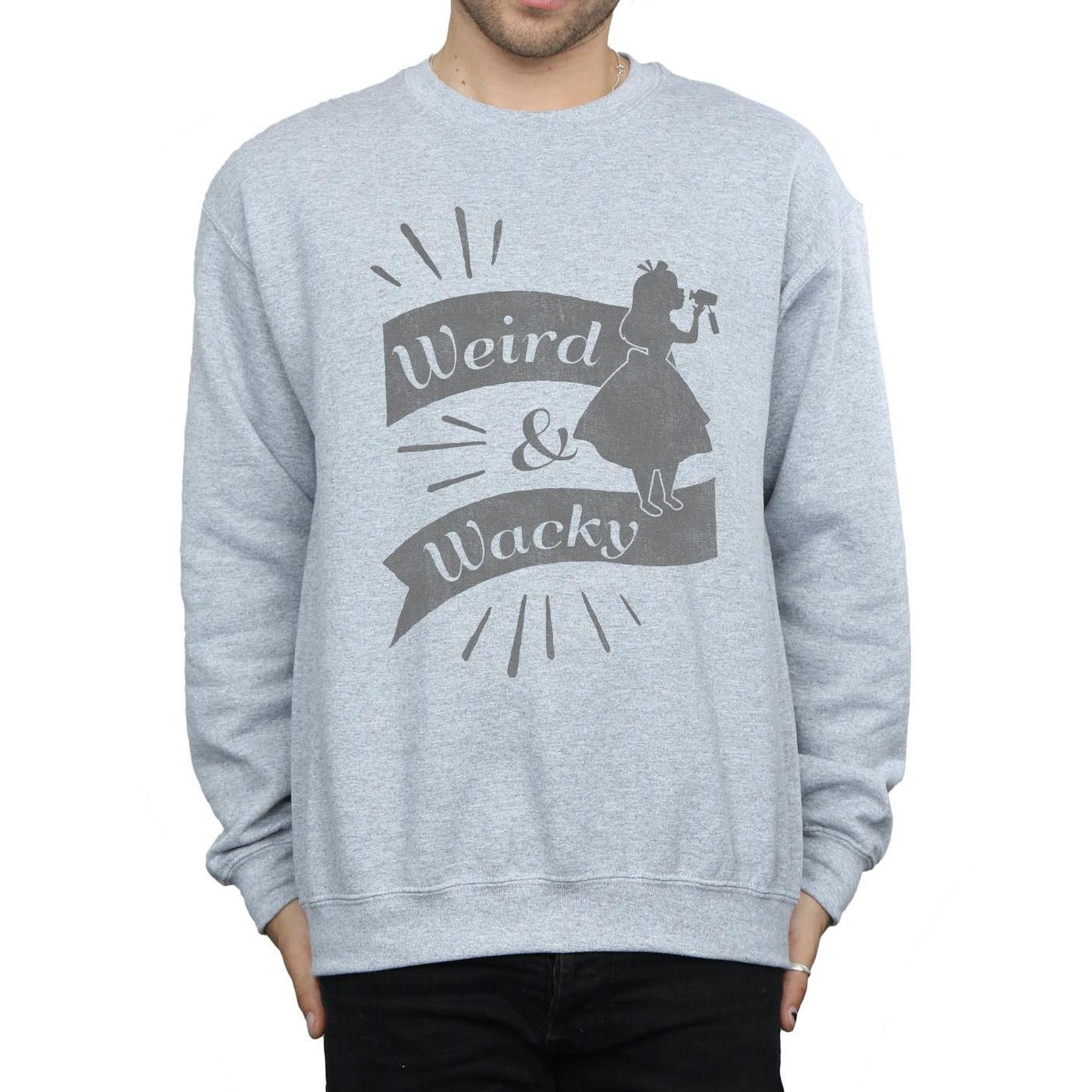 Disney  Alice In Wonderland Weird And Wacky Sweatshirt 