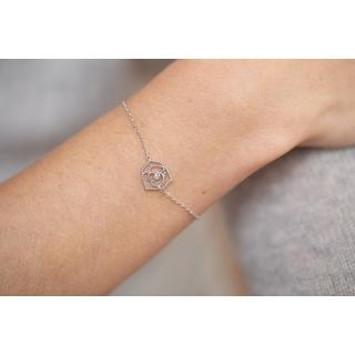 La Garçonne Diamant  Armband aus Silber und Diamanten 