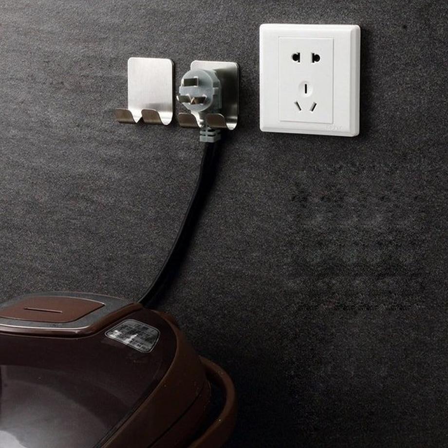 eStore Cintre autocollant en acier inoxydable  