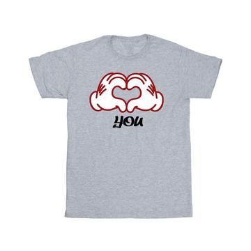 Tshirt MICKEY MOUSE LOVE YOU HANDS