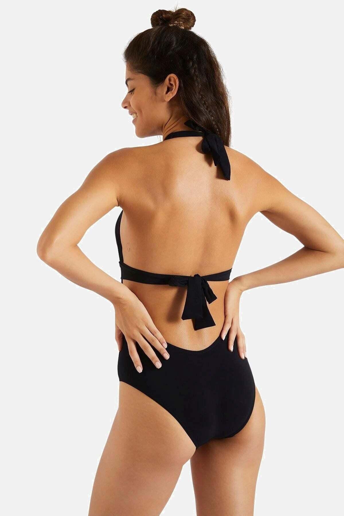 BANANA MOON Dreaming Black Costume da Bagno Halter  