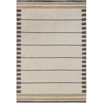 Tappeto a tessitura piatta Elena Beige/Marrone