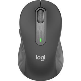 Logitech  Signature M650 - Maus - optisch - 5 Tasten - kabellos - Bluetooth, 2.4 GHz -  Logi Bolt USB-Receiver - Graphite 