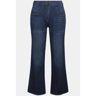 Ulla Popken  Jeans modello Mary con taglio della gamba dritto e comoda elasticizzazione 