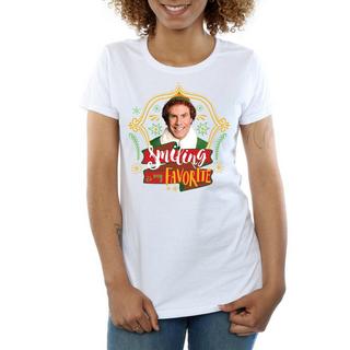 Elf Smiling Is My Favorite T-Shirt  