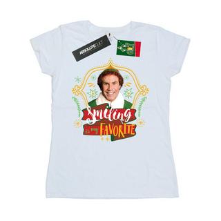 Elf Smiling Is My Favorite T-Shirt  