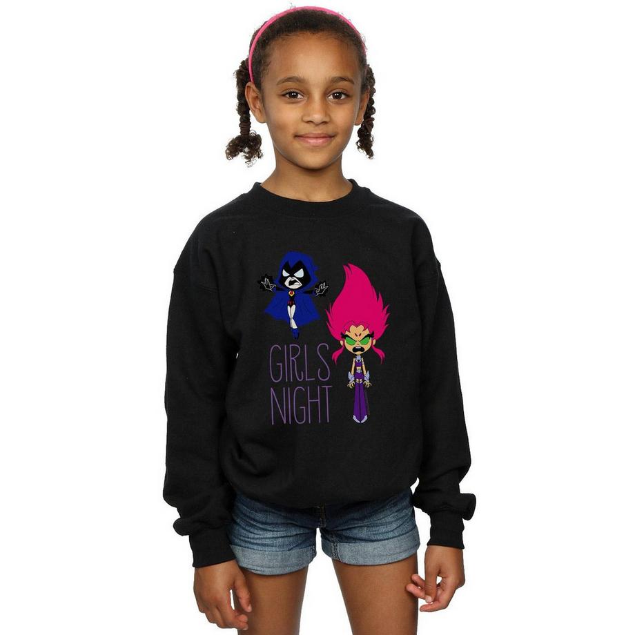 DC COMICS  Teen Titans Go Girls Night Sweatshirt 