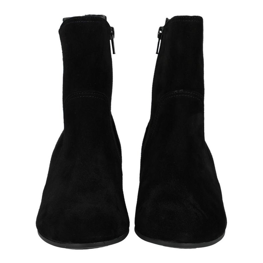 Gabor Veloursleder Stiefelette mit Blockabsatz  