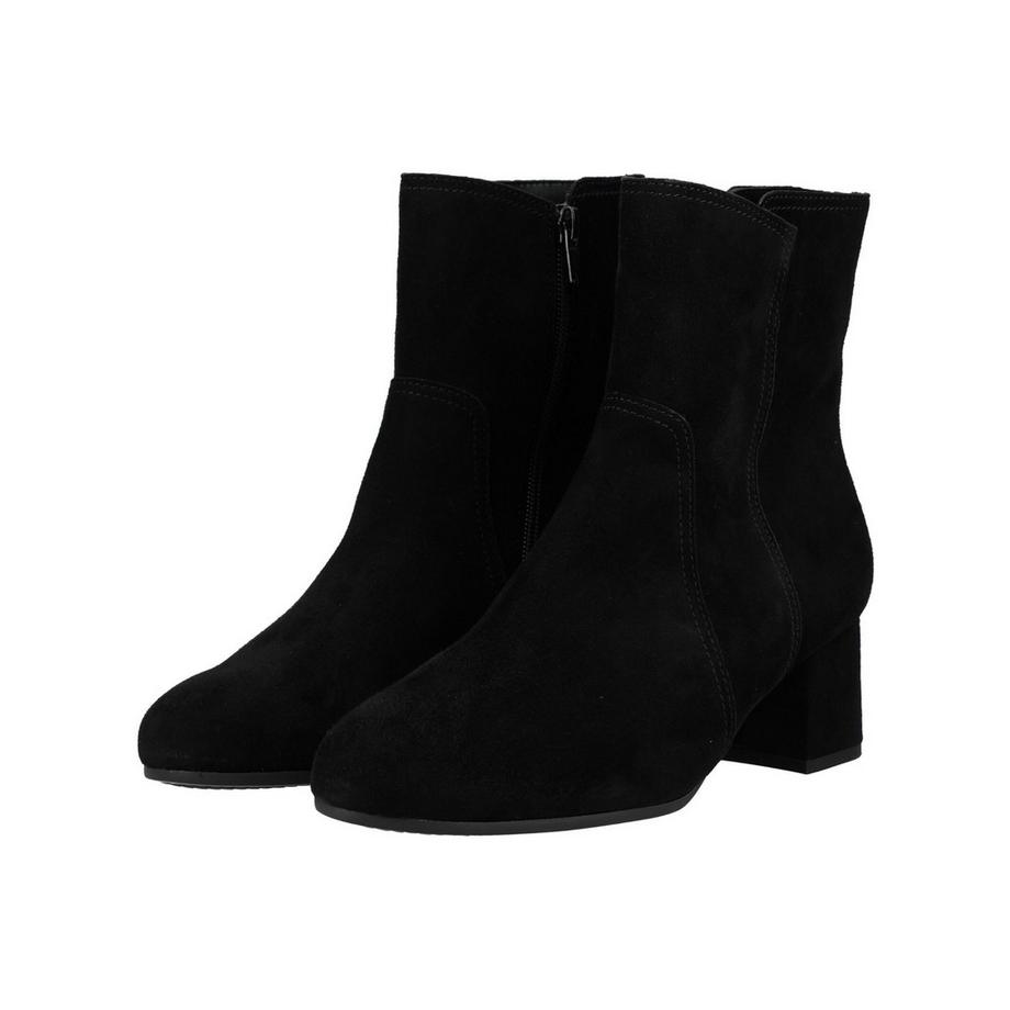Gabor Veloursleder Stiefelette mit Blockabsatz  