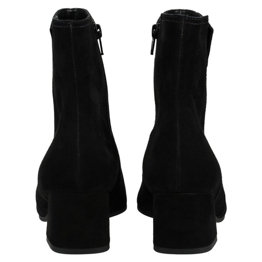 Gabor Veloursleder Stiefelette mit Blockabsatz  