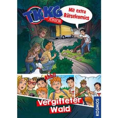 TKKG Junior, Vergifteter Wald Haas, Christine; Julian, COMICON S.L.; Beroy + San (Illustrationen) Gebundene Ausgabe 