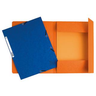 Exacompta Sammelmappe mit Gummizug und 3 Klappen, aus Colorspan-Karton 355g/m2, A4 - x 125  