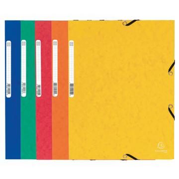 Sammelmappe mit Gummizug und 3 Klappen, aus Colorspan-Karton 355g/m2, A4 - x 125