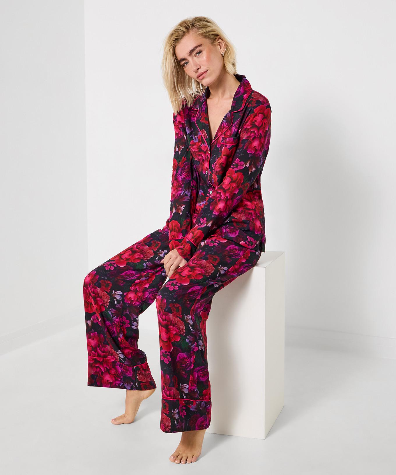 Joe Browns Pantalon de pyjama d'hiver à imprimé floral  