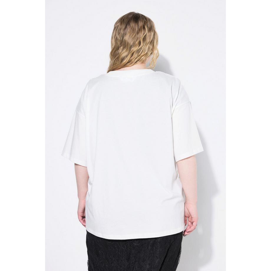 Studio Untold T-Shirt Oversize Stampa Testa di Donna  
