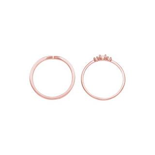 Elli  Ring 2Er Set Opal Zirkonia 