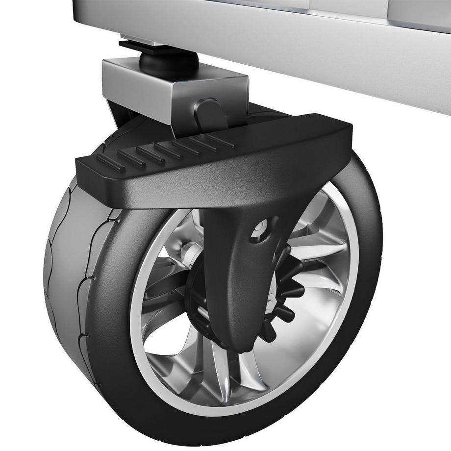 Tectake  Chariot de jardin et de transport NICO pliable avec toit 