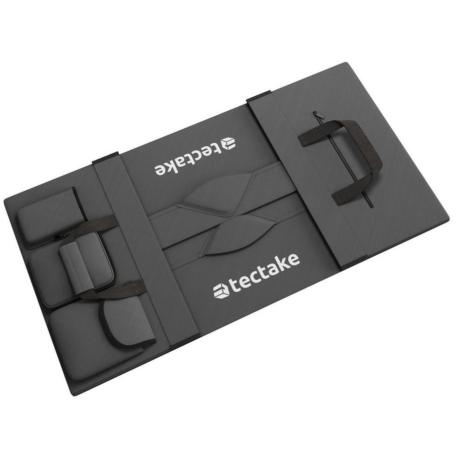 Tectake  Chariot de jardin et de transport NICO pliable avec toit 