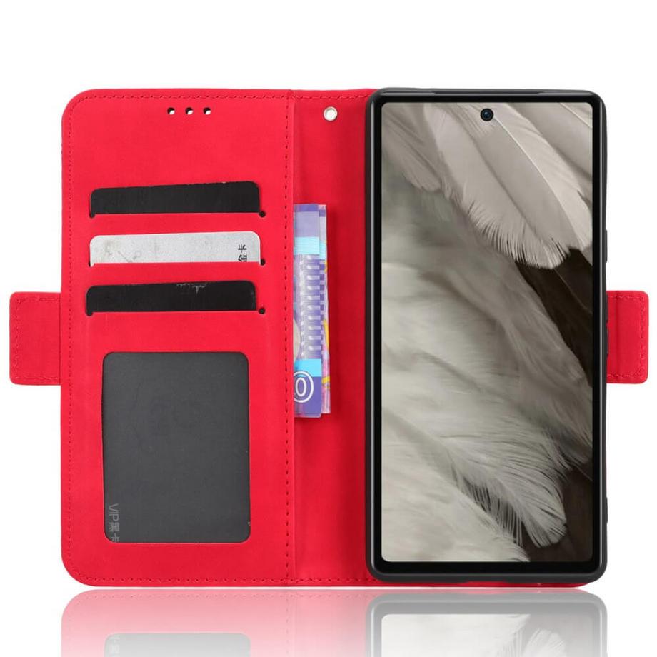 Cover-Discount  Google Pixel 7a - Etui Mit Vielen Kartenfächer 