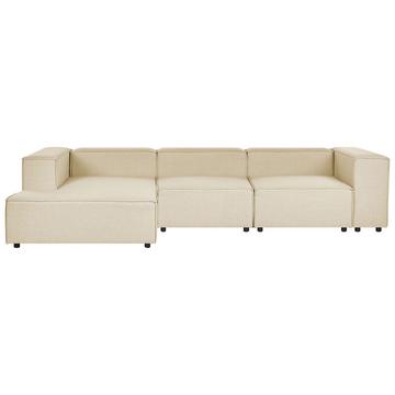 Ecksofa aus Leinen Modern APRICA