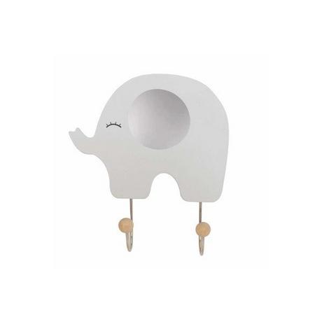 JaBaDaBaDo  JABADABADO Garderobe Elefant R16044 grau 17x18cm 