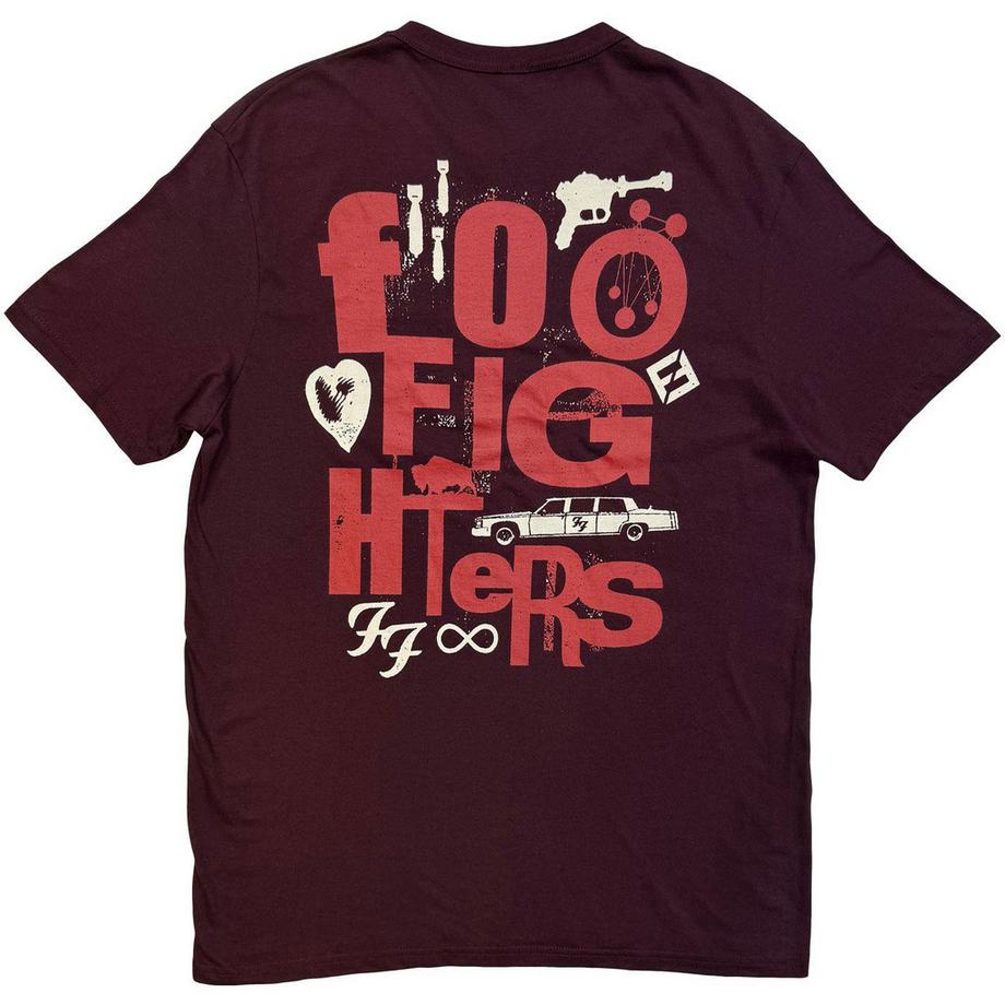 Foo Fighters T-Shirt mit Rückendruck  
