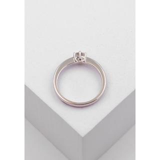 MUAU Schmuck  Solitaire Ring Diamant 0.40ct. Weissgold 750 