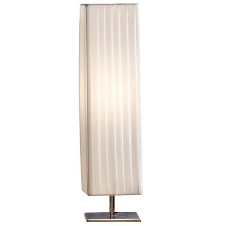 mutoni  Lampadaire 60cm carré blanc chrome 