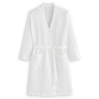 La Redoute Intérieurs  Peignoir kimono nid d'abeille 350 g/m² 